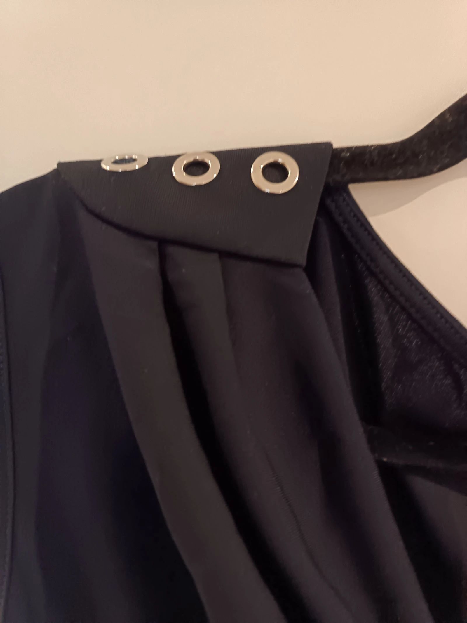 Vestido preto drapeado RIU Paris Tamanho 36 Excelente estado como novo – photo 3